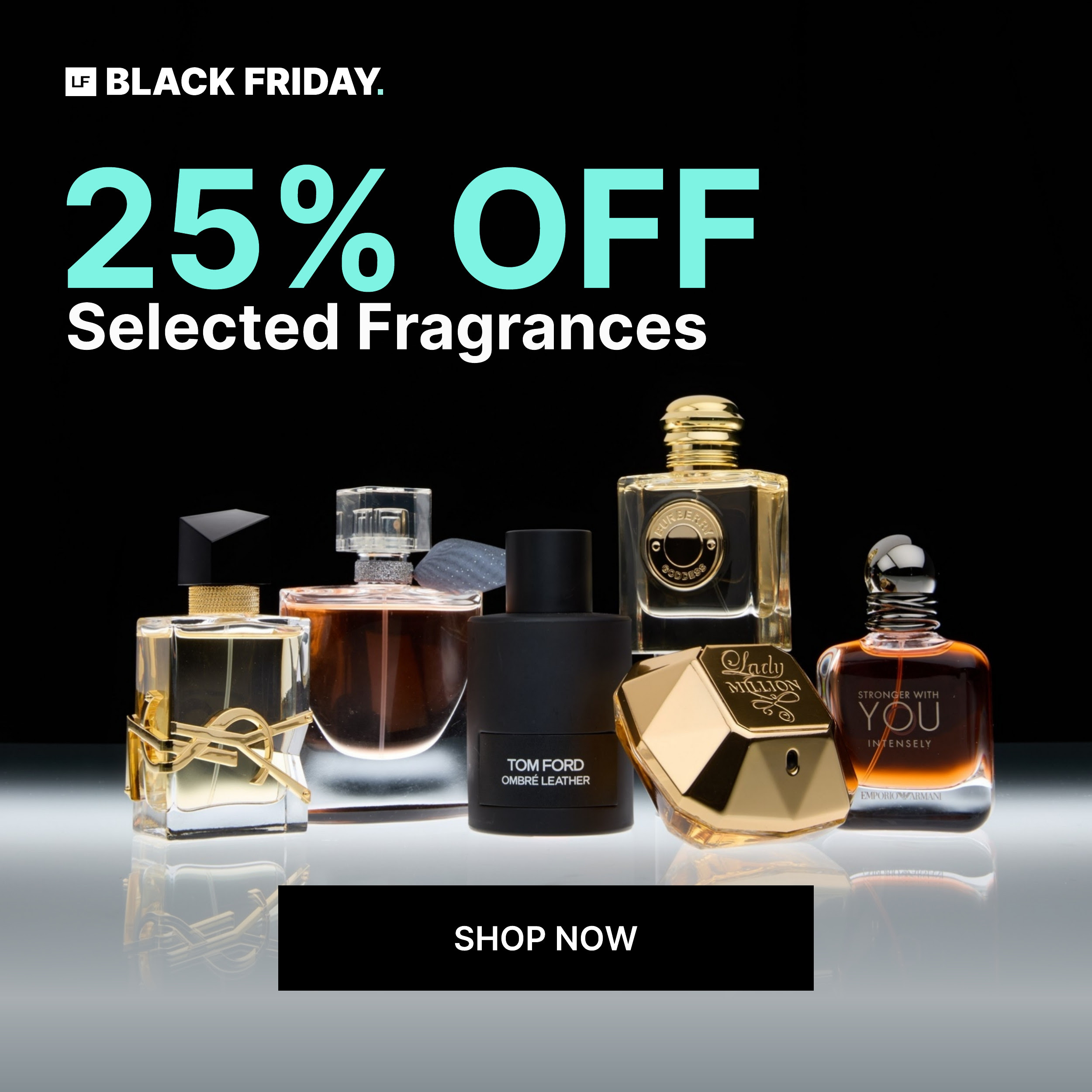 25% off selected Fragrance at Lookfantastic