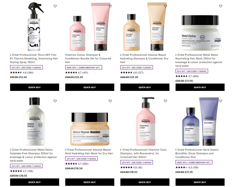 30% off L'Oréal Professionnel