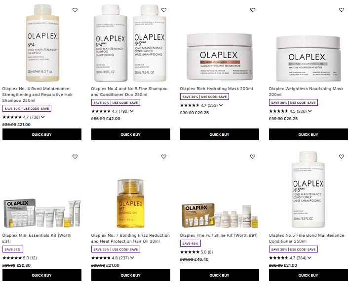 20% off selected Olaplex at Lookfantastic 20% off selected Olaplex at Lookfantastic