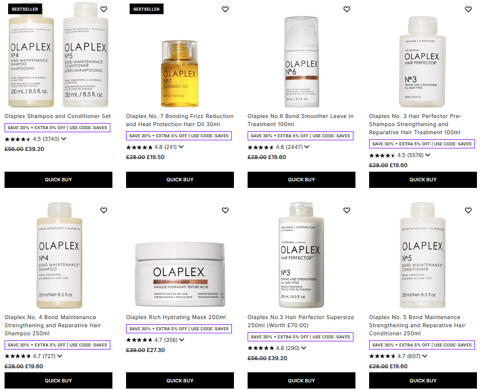 30% off OLAPLEX at Lookfantastic 30% off OLAPLEX at Lookfantastic