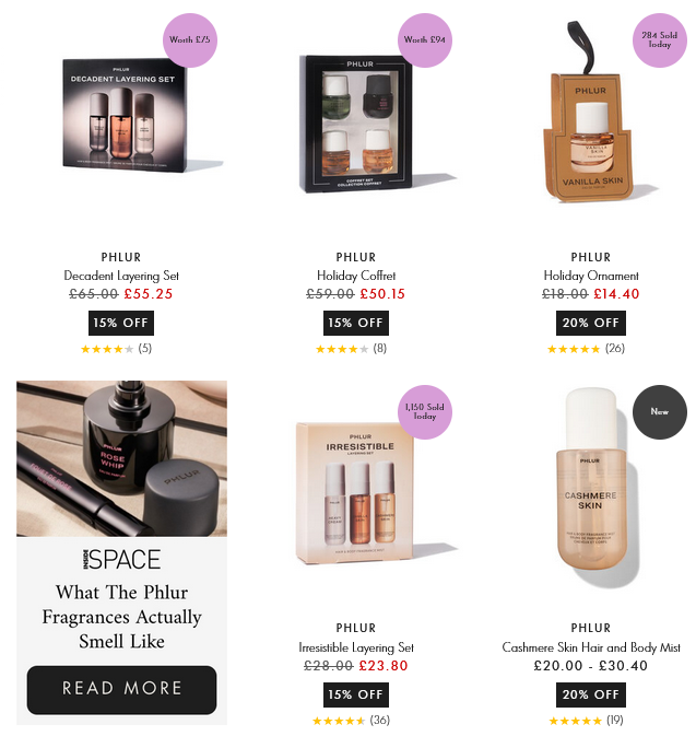 Up to 20% off Phlur at Space NK Up to 20% off Phlur at Space NK