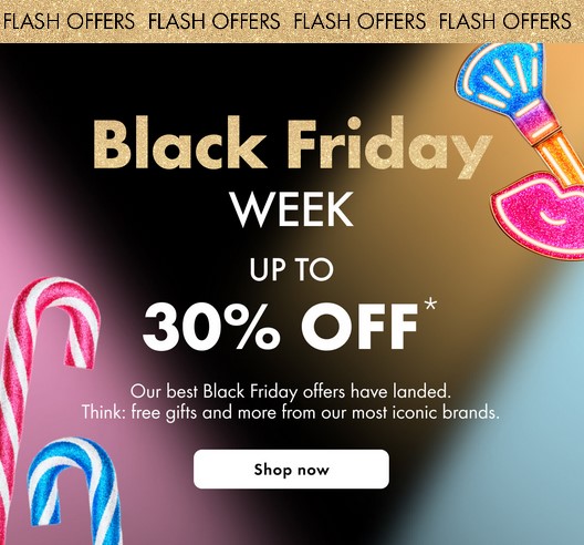 Up to 30% off sale at Sephora UK + free Mystery Gift when you spend £80
