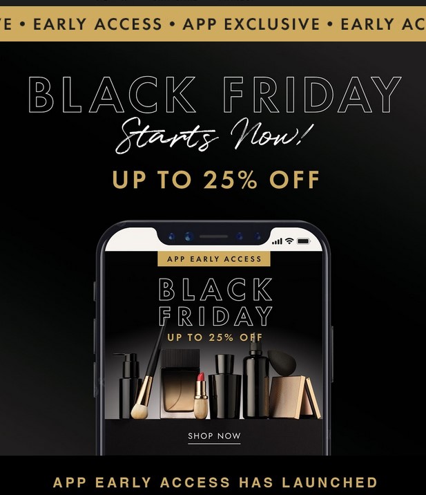 Up to 25% off at Space NK with early access in the app Up to 25% off at Space NK with early access in the app