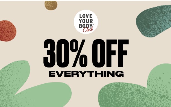 30% off sitewide at The Body Shop
