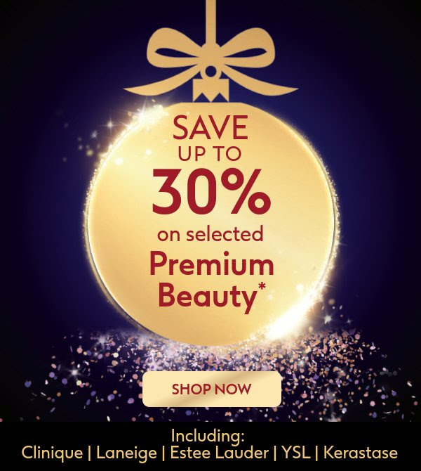 Up to 30% off Premium Beauty at Boots
