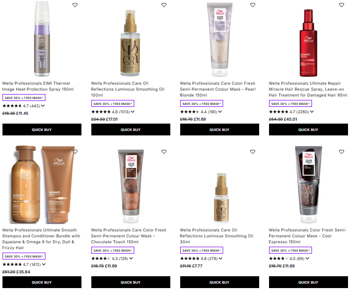 30% off Wella Professionals at Lookfantastic 30% off Wella Professionals at Lookfantastic