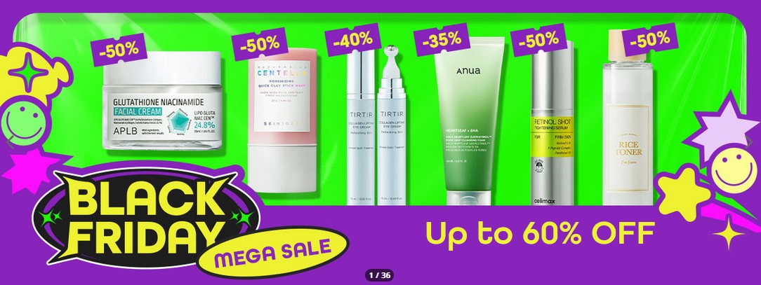  Up to 50% off selected at Yesstyle