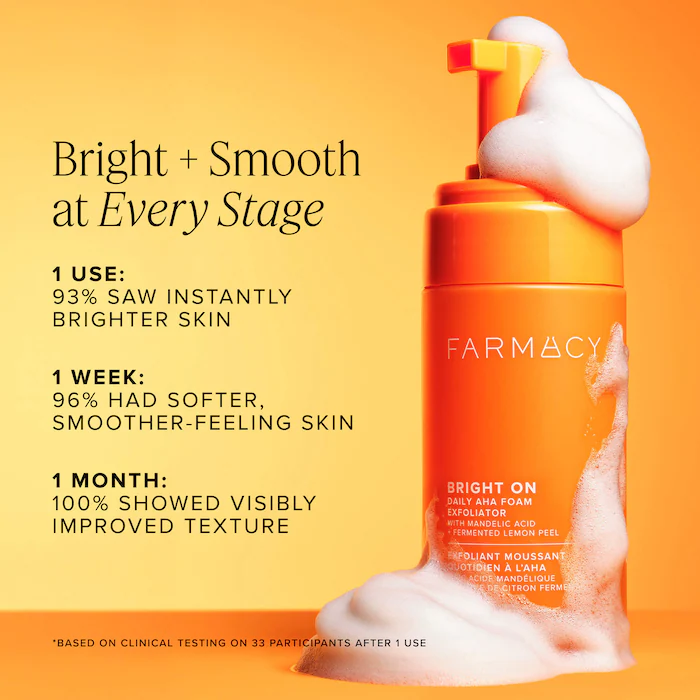 Farmacy Bright On Daily Foam Exfoliator Farmacy Bright On Daily Foam Exfoliator