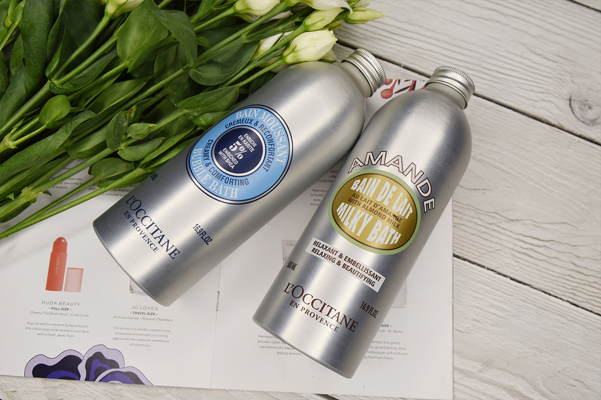 L'Occitane Shea Bubble Bath and L'Occitane Almond Milky Bath Review