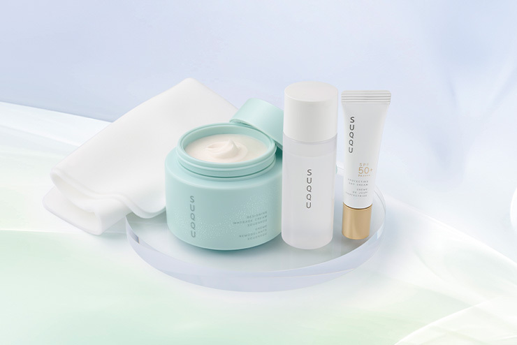 SUQQU Designing Massage Cream in the limited Souenka fragrance