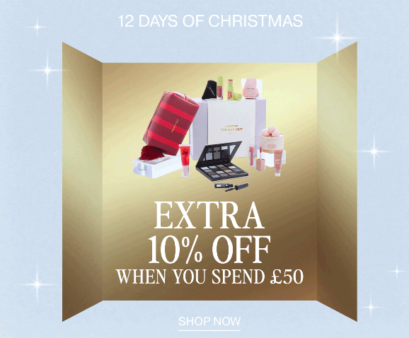 Extra 10% off when you spend £50 at BEAUTY BAY