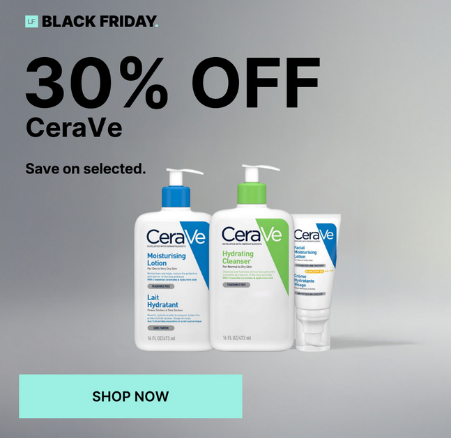 30% off CeraVe at Lookfantastic