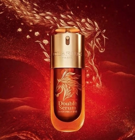 First look of the Clarins Lunar New Year 2026 Double Serum First look of the Clarins Lunar New Year 2026 Double Serum