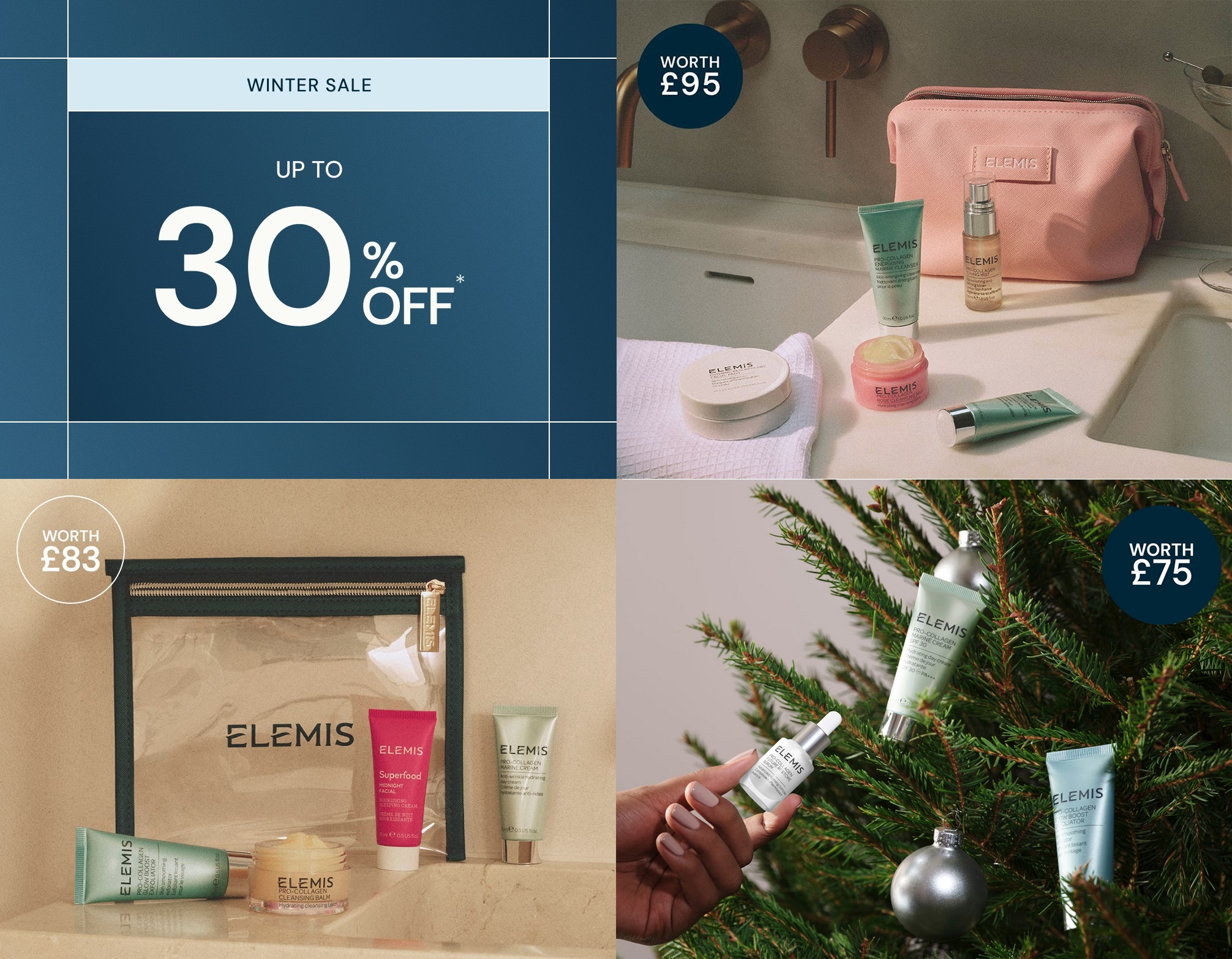 Up to 30% off sale at Elemis + Free Gifts