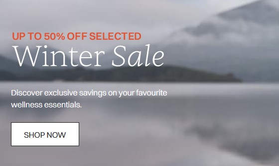 Up to 50% off sale at ESPA