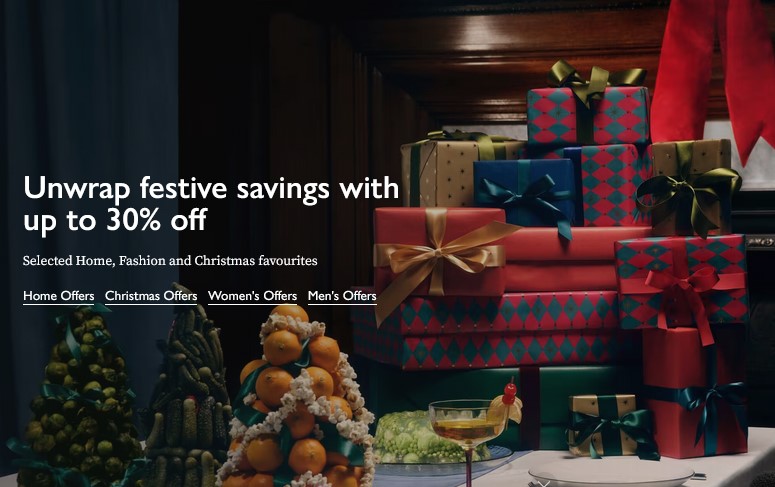 Up to 30% off sale at John Lewis