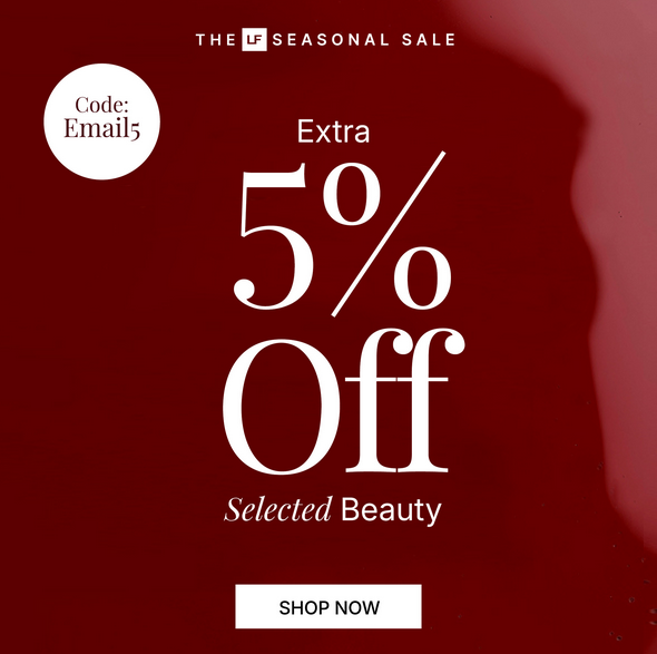 Up to 50% off sale at Lookfantastic Up to 50% off sale at Lookfantastic