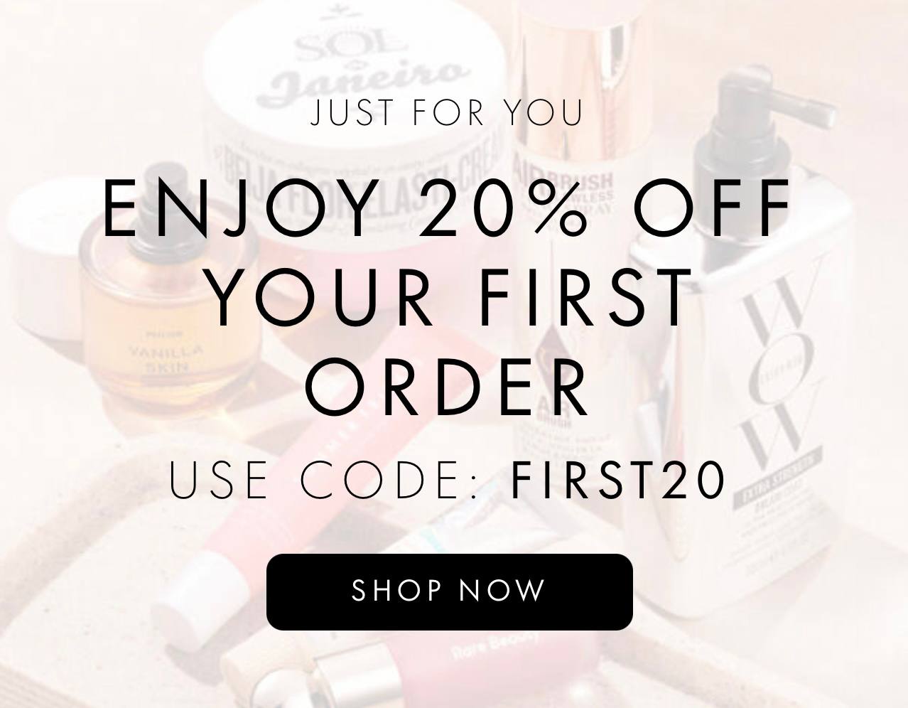 20% off your first order at Space NK