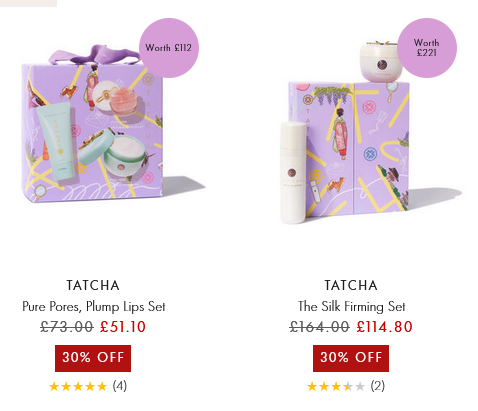 30% off selected Tatcha at Space NK