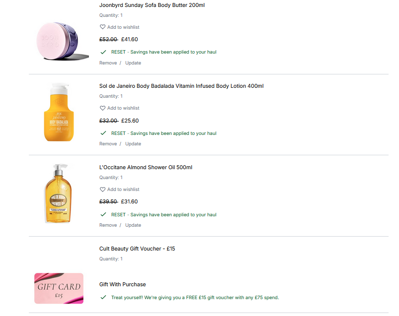 20% off selected Body and Wellbeing at Cult Beauty 20% off selected Body and Wellbeing at Cult Beauty