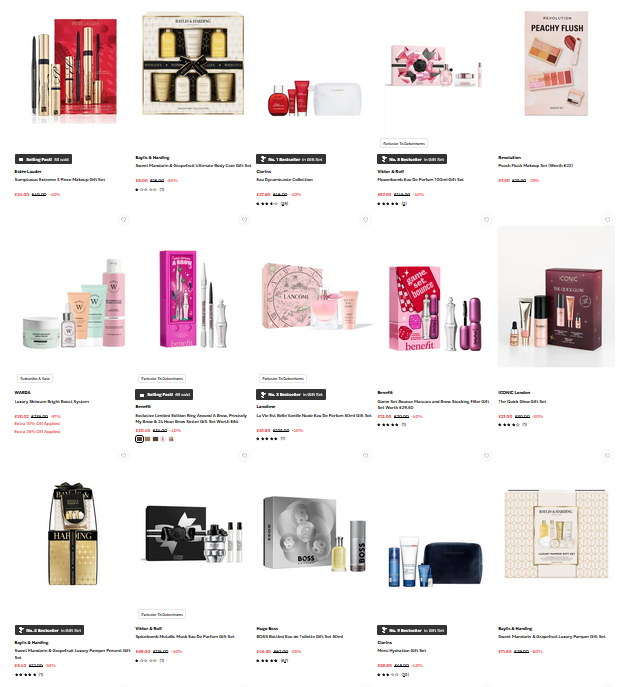 Up to 50% off Beauty Gift Sets at Debenhams Up to 50% off Beauty Gift Sets at Debenhams