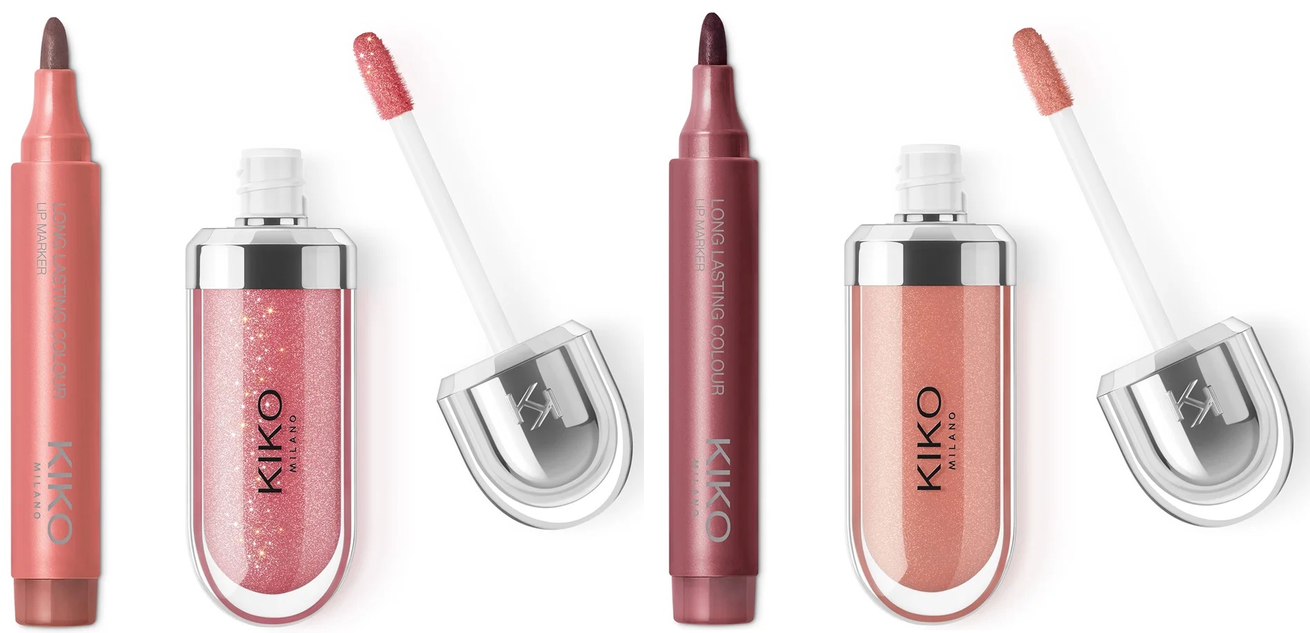 KIKO Milano 90's Modern Nude Lip Combo and Rosey Nude Lip Combo KIKO Milano 90's Modern Nude Lip Combo and Rosey Nude Lip Combo