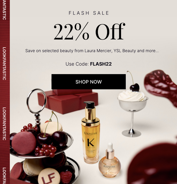 22% off selected at Lookfantastic 22% off selected at Lookfantastic