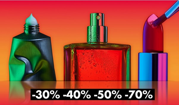 Up to 70% off sale at Sephora FR