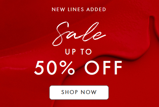Up to 50% off sale at Space NK. New lines added.